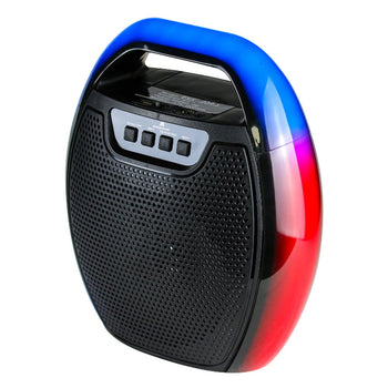MPD659-HYPNOTIC 6.5 inch Portable Speaker with Mic and 7 Light Modes
